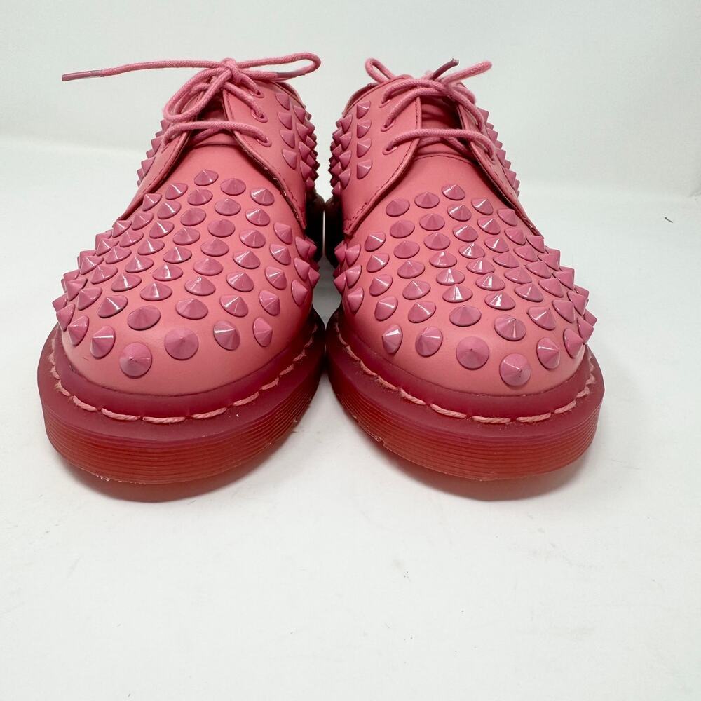 Dr. Martens Pink Studded Women's Shoes - Picture 6 of 16